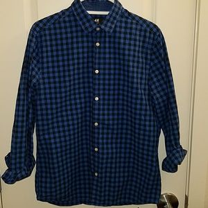 H&M Medium Plaid Dress Shirt